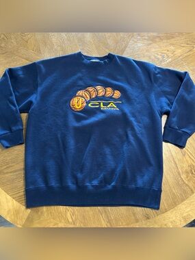 vintage ucla bruins crable sportswear sweatshirt XL Blue Made In USA